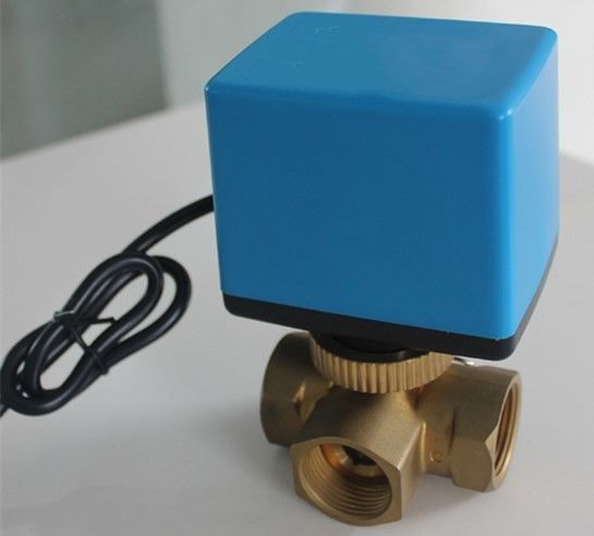Low Pressure 3 Way Electric Motor Ball Valve On Off / 3 Point Floating Type