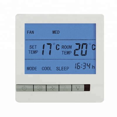 Thermostat à télécommande de pièce de Digital de grand affichage pour l'unité de bobine de fan