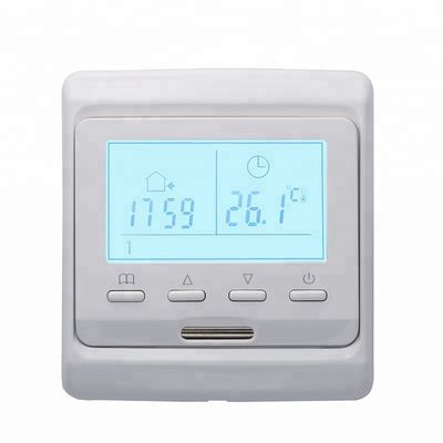 thermostat passionné blanc de plancher de 86*90*43mm avec le capteur de NTC