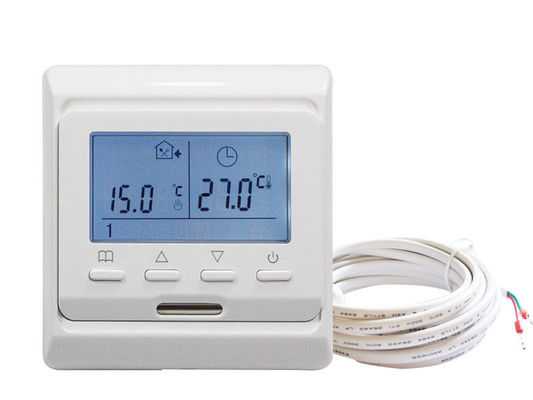 Circulation hebdomadaire Digital programmant le thermostat avec les clés et l'écran d'affichage à cristaux liquides